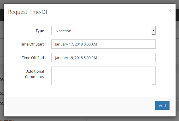 Time-Off Request Manager