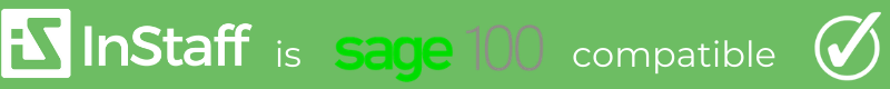 InStaff is Sage 100 compatible