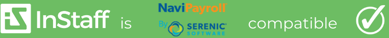 InStaff is Serenic Software NaviPayroll compatible